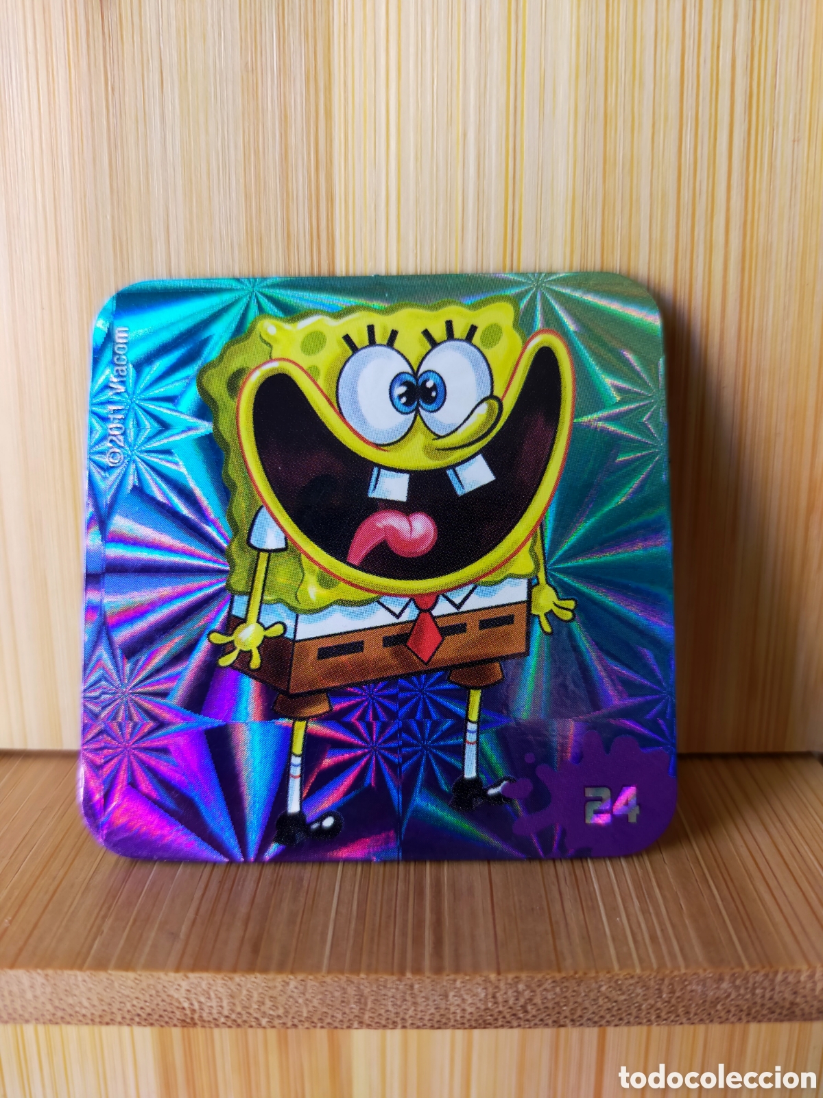 Coleccionismo: STAKS IMAN EN BUEN ESTADO BOB ESPONJA N 24
