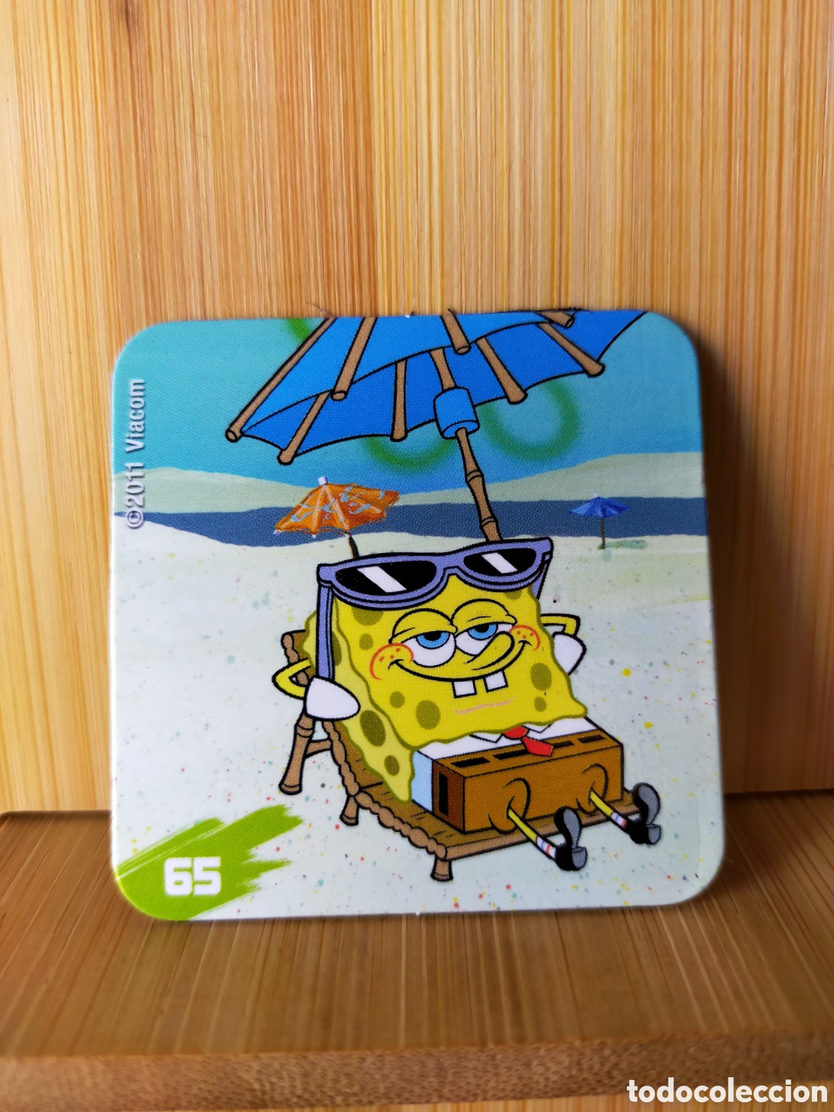 Coleccionismo: STAKS IMAN EN BUEN ESTADO BOB ESPONJA N 65