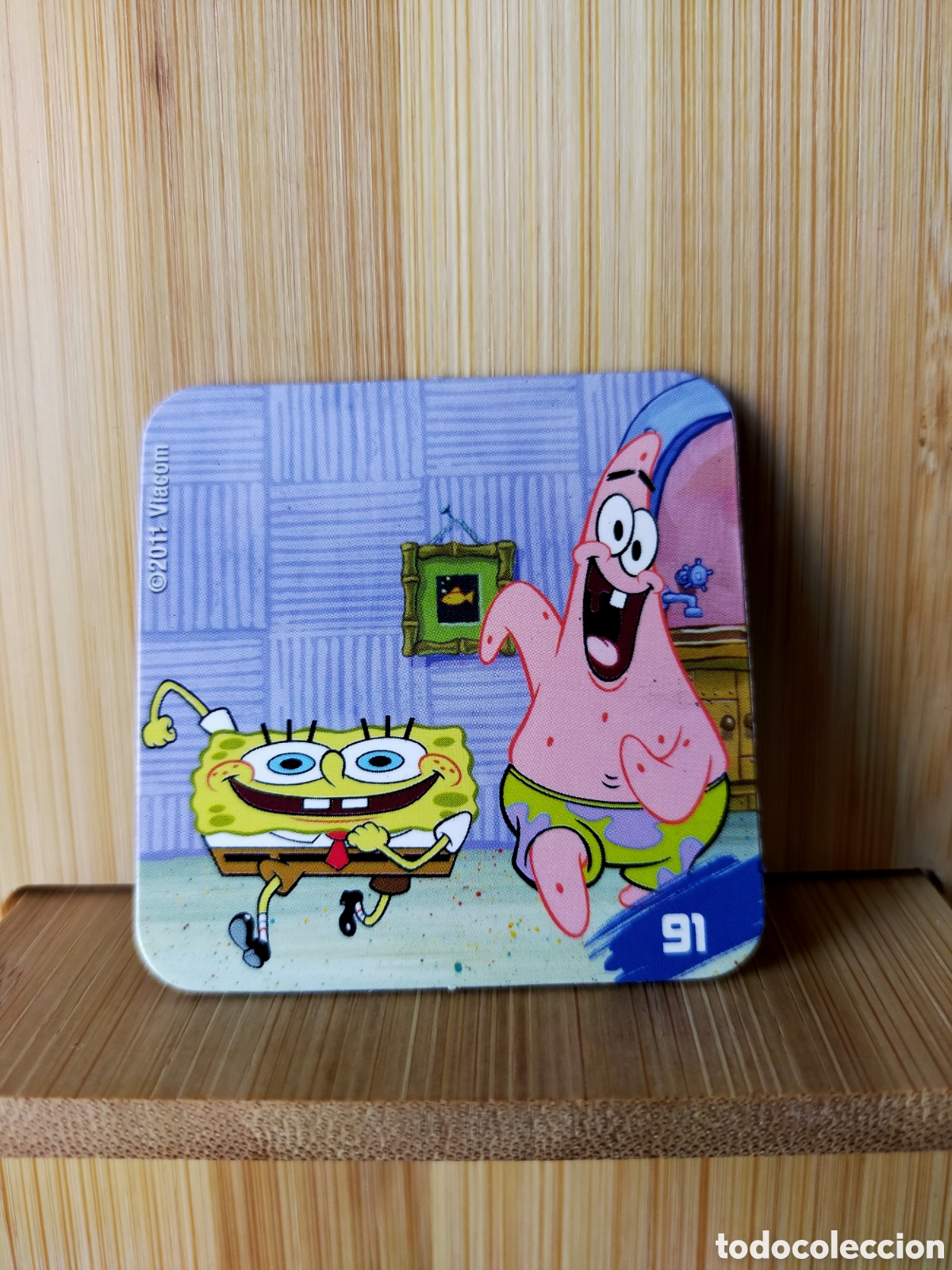 Coleccionismo: STAKS IMAN EN BUEN ESTADO BOB ESPONJA N 91