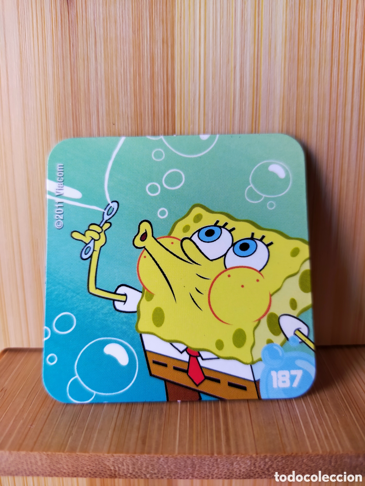 Coleccionismo: STAKS IMAN BOB ESPONJA N 187
