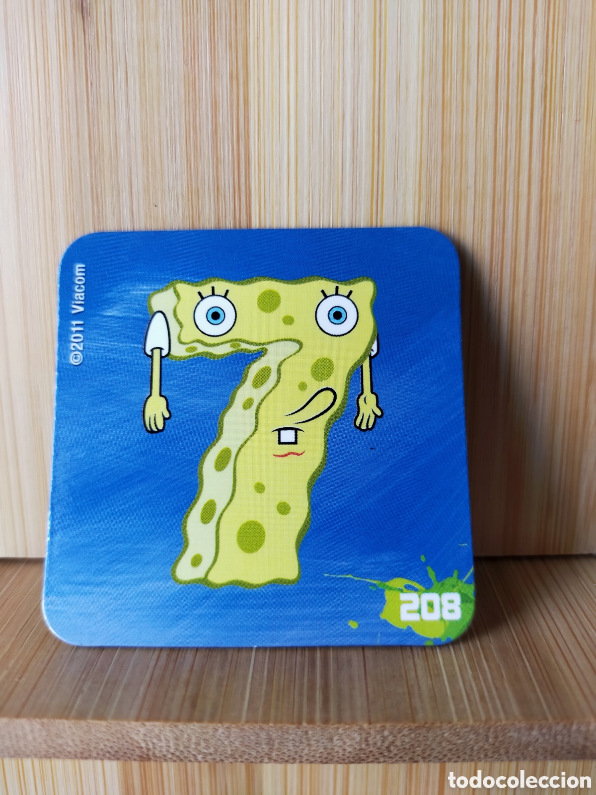 Coleccionismo: STAKS IMAN BOB ESPONJA N 208