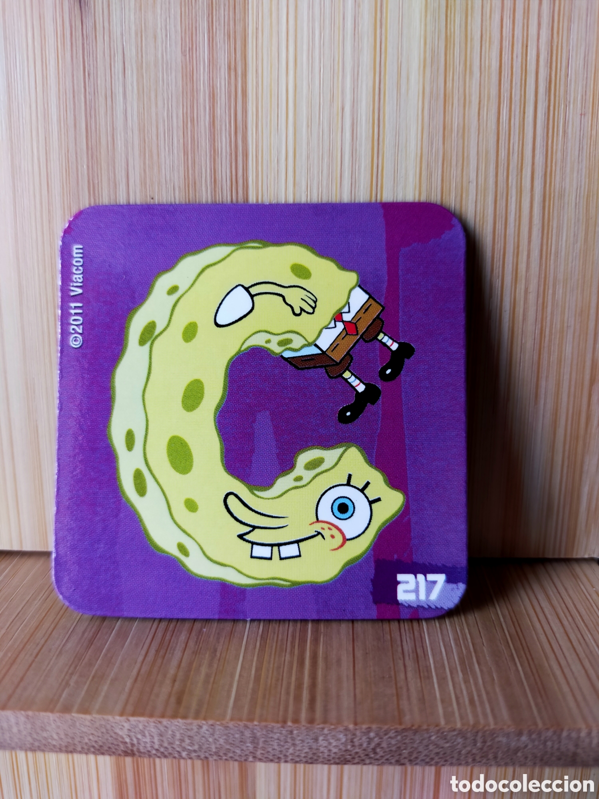 Coleccionismo: STAKS IMAN BOB ESPONJA N 217