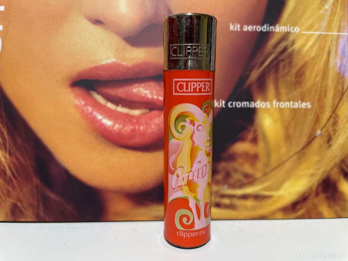 Coleccionismo: Mechero clipper hor&oacute;scopo - Foto 1