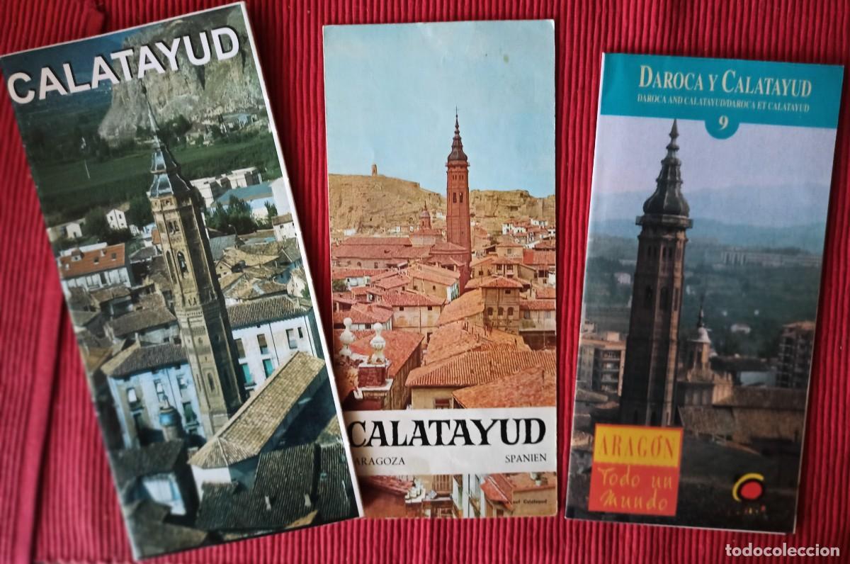 Coleccionismo: Lote Folletos tur&iacute;sticos Calatayud