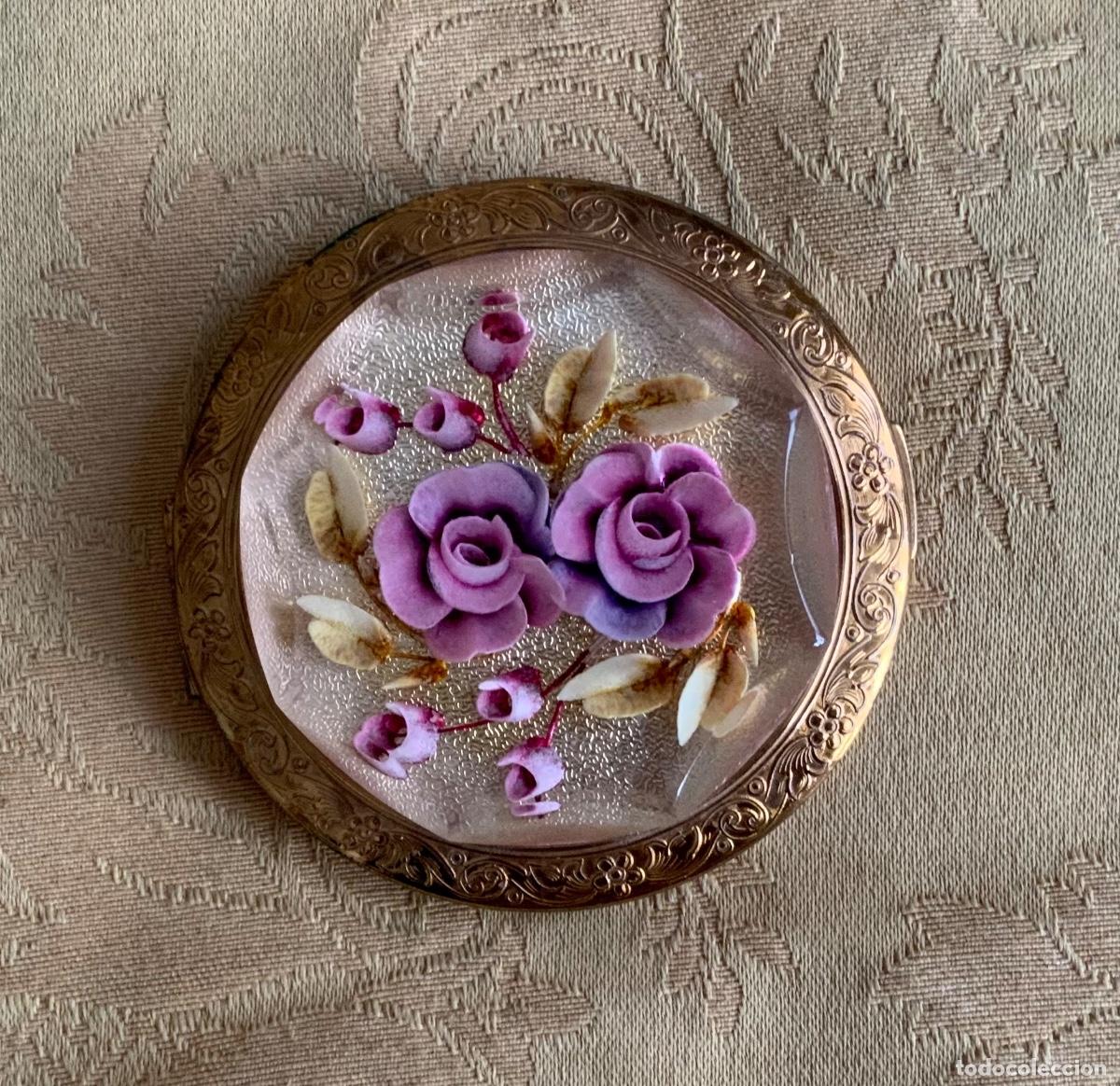 Coleccionismo: POLVERA LABRADA Y CON FLORES 3D - Foto 1