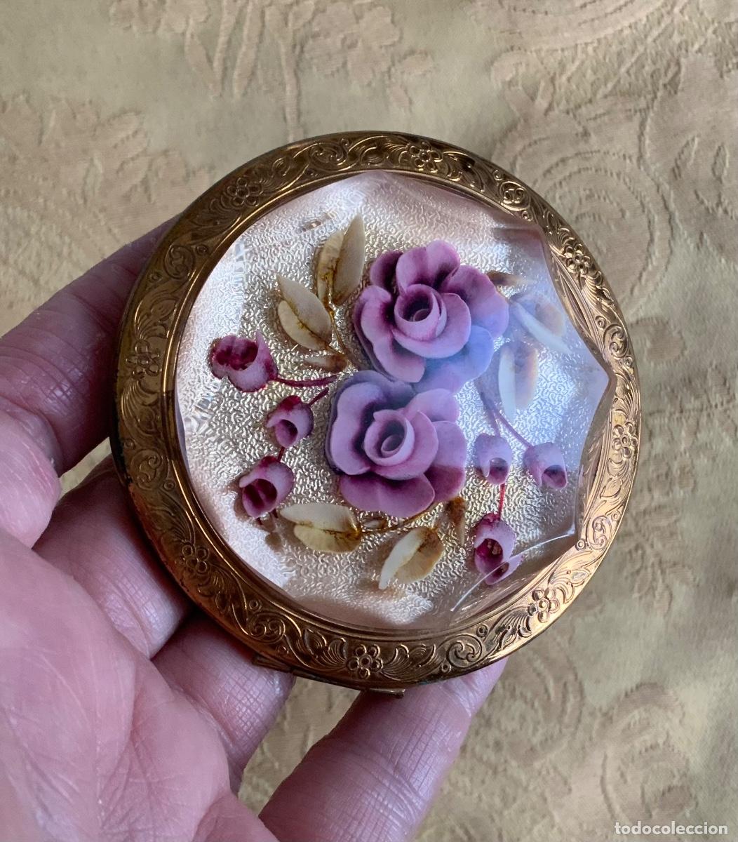 Coleccionismo: POLVERA LABRADA Y CON FLORES 3D - Foto 4