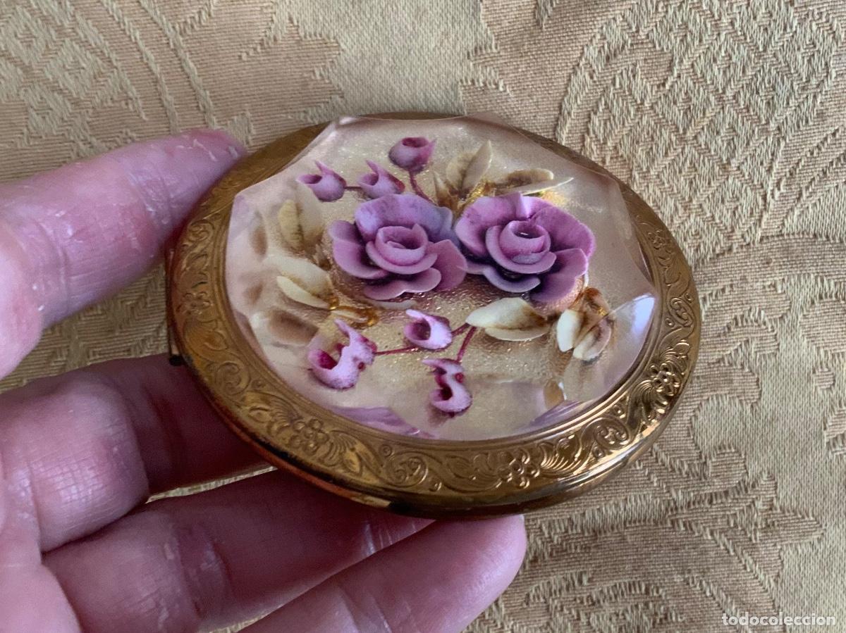 Coleccionismo: POLVERA LABRADA Y CON FLORES 3D - Foto 5