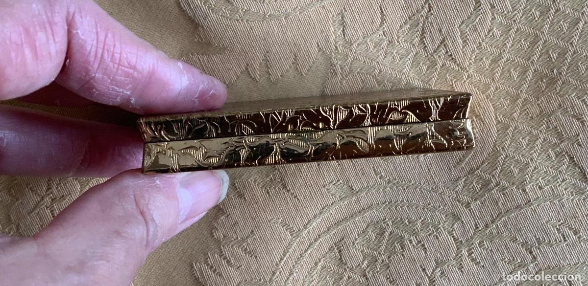 Coleccionismo: ANTIGUA POLVERA RECTANGULAR LANC&Ocirc;ME PARIS - Foto 7