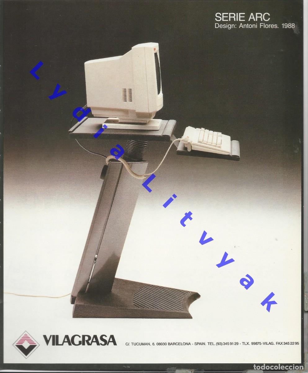 Coleccionismo: VILAGRASA ANTONI FLORES 1988 DISE&Ntilde;O Y FOTOGRAFIA LAMINA CLIPPING 29CM FAM8