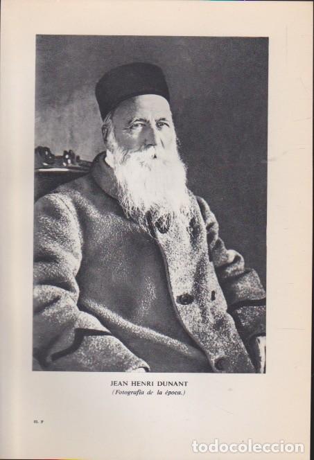 Coleccionismo: JEAN HENRI DUNANT ● L&Aacute;MINA FOTOGR&Aacute;FICA EN HUECOGRABADO ● 23X15CMS ●