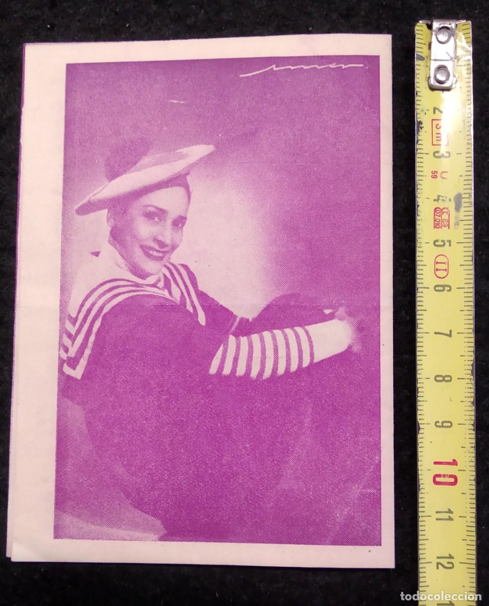 Coleccionismo: Celia G&aacute;mez. Barcelona, junio 1952. - Foto 2
