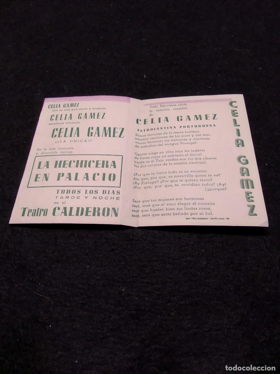 Coleccionismo: Celia G&aacute;mez. Barcelona, junio 1952. - Foto 3
