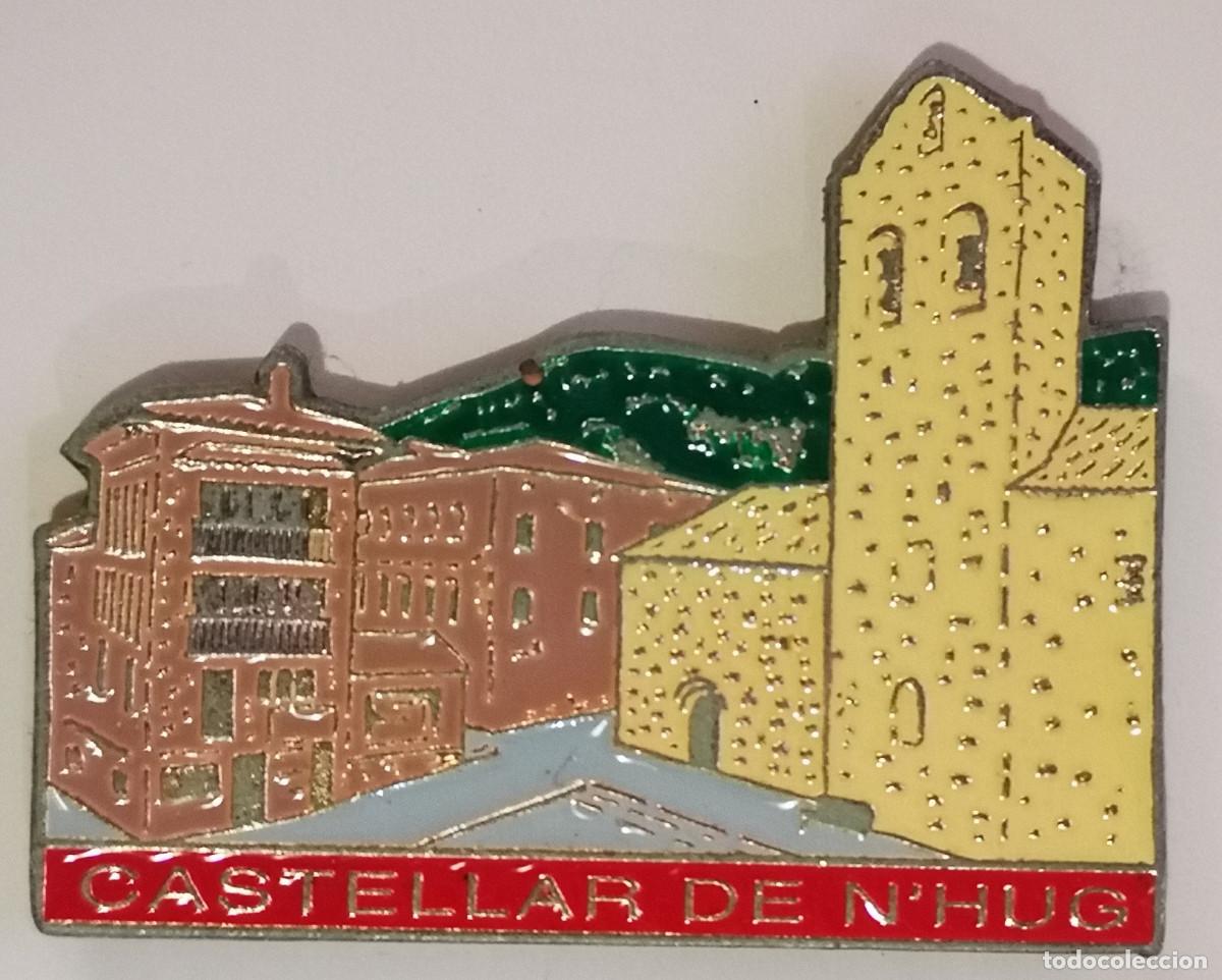 Colecionismo: IMAN NEVERA METALICO MAGNET - CATALUNYA - CASTELLAR DE N'HUG