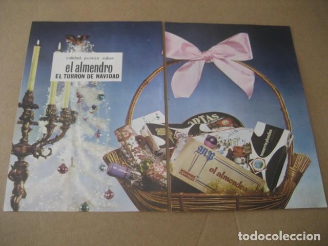 Coleccionismo: TURRONES EL ALMENDRO. MONERRIS PLANELLES, JIJONA. PUBLICIDAD ANUNCIO DE REVISTA DE LOS A&Ntilde;OS 60