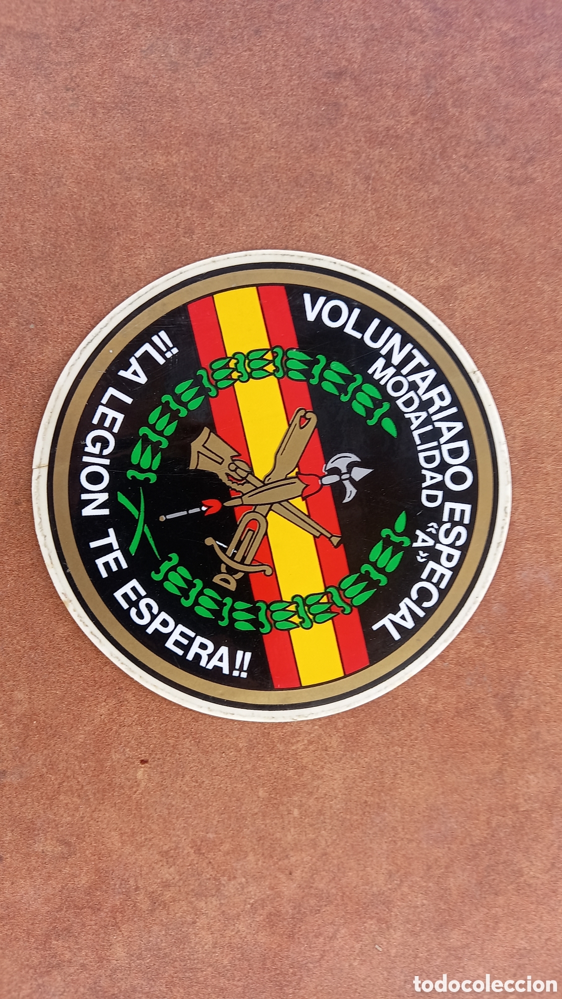 Coleccionismo: Pegatina voluntariado especial Legion Espa&ntilde;ola