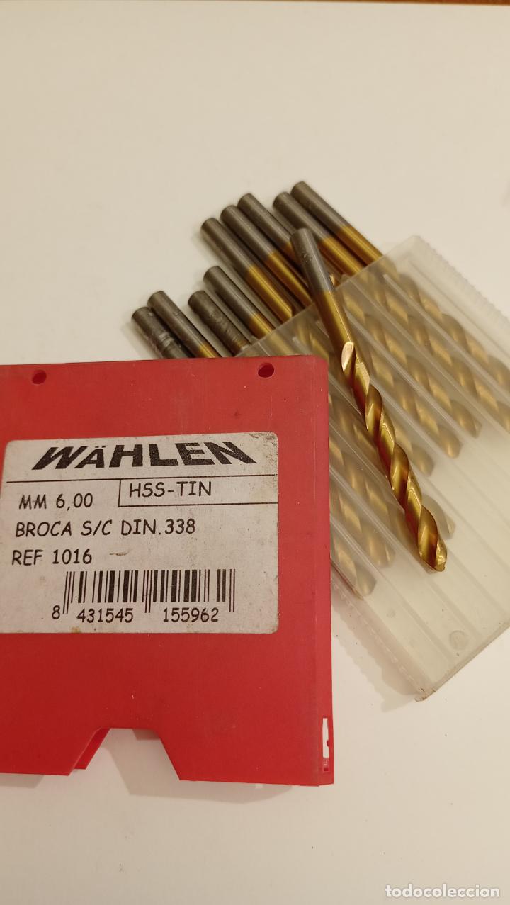 Coleccionismo: WURTH WAHLEN 10 BROCAS 6 mm HSS-TIN PROFESIONAL NUEVO SIN ESTRENAR