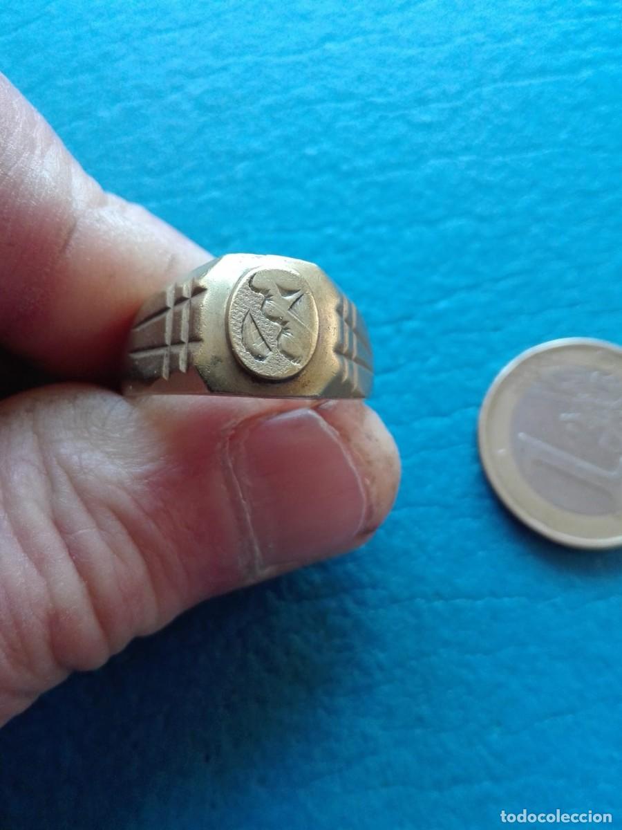 Coleccionismo: ANILLO DE LATON O BRONCE - A IDENTIFICAR - Foto 2