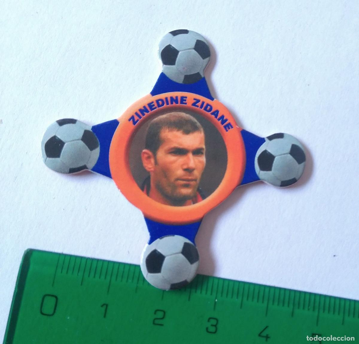 Coleccionismo: wotsits liga futbol snacks aspas carton football zidane francia real madrid