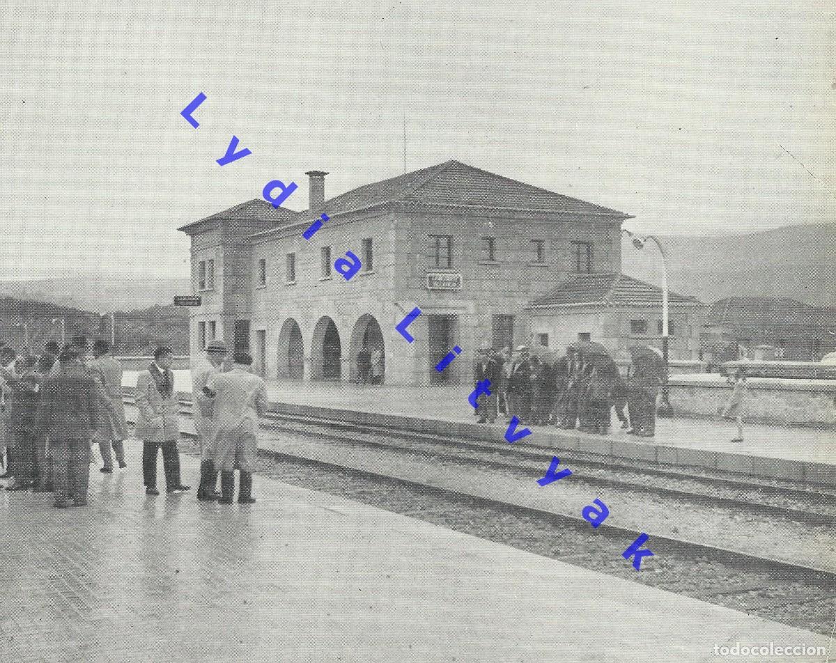 Coleccionismo: LA MEZQUITA DE VILLAVIEJA ESTACION FERROCARRIL 17X14 FOTOGRAFIA PROCEDE DE REVISTA DESCONOCIDA AQ1