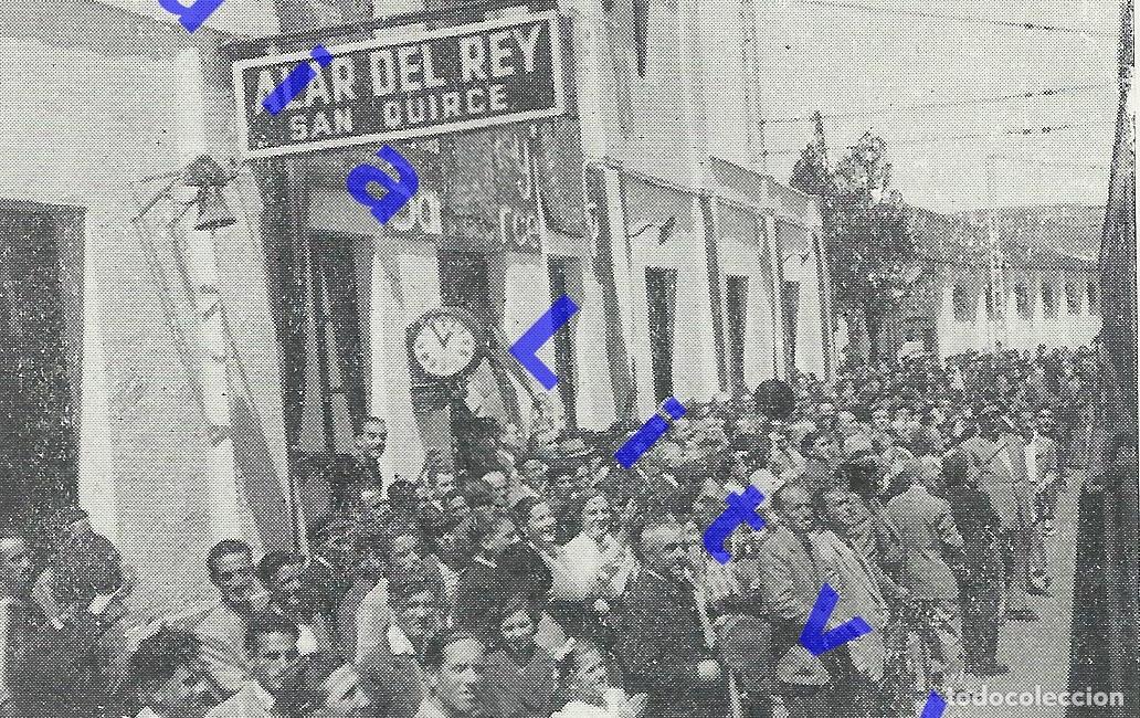 Coleccionismo: ALAR DEL REY SAN QUIRCE ESTACION FERROCARRIL 9X5 FOTOGRAFIA PROCEDE DE REVISTA DESCONOCIDA AQ1