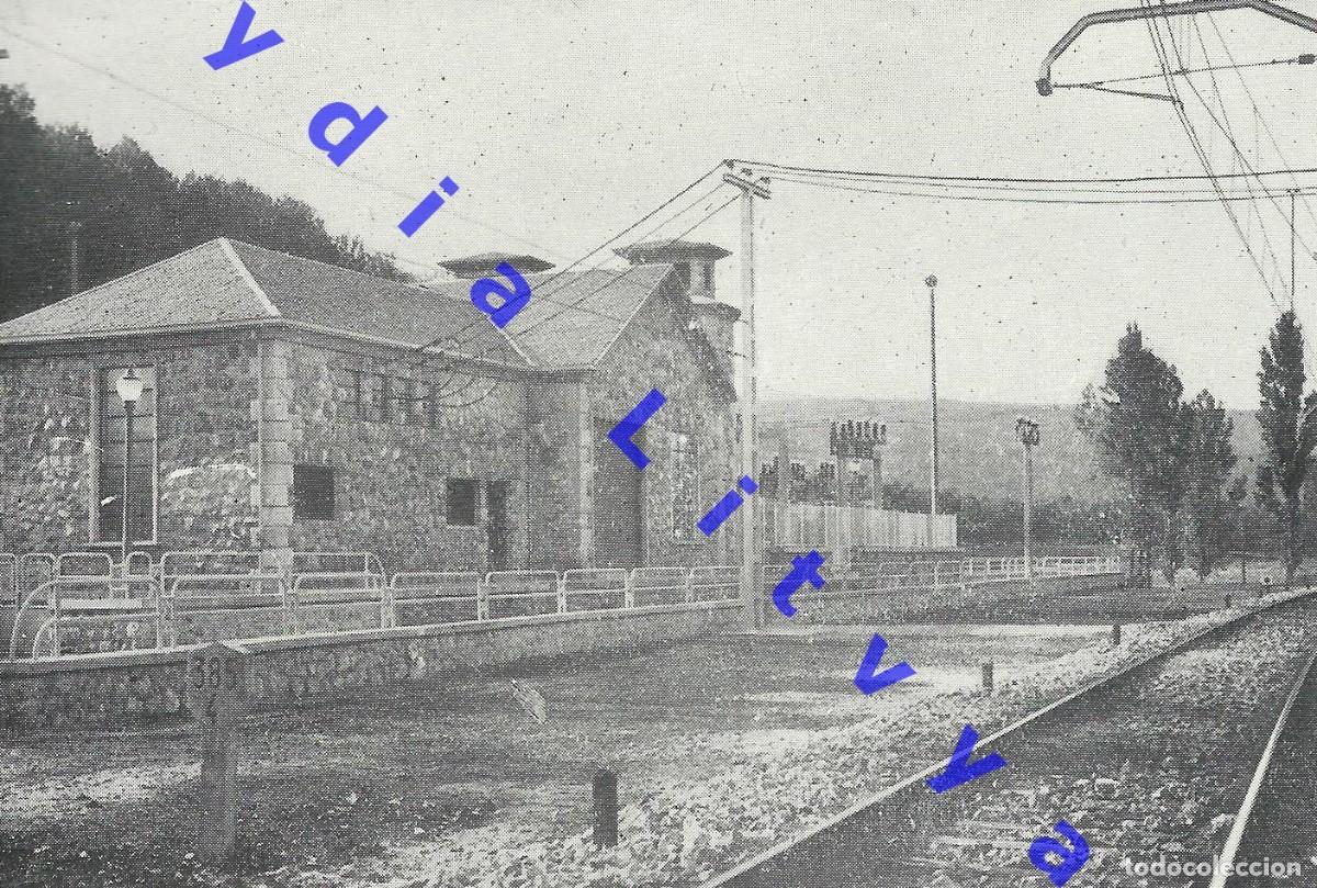 Coleccionismo: MAVE PALENCIA ESTACION FERROCARRIL 12X8 FOTOGRAFIA PROCEDE DE REVISTA DESCONOCIDA AQ1