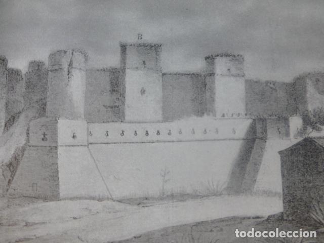 Coleccionismo: NIEBLA HUELVA CASTILLO ANTIGUO HUECOGRABADO A&Ntilde;OS 40