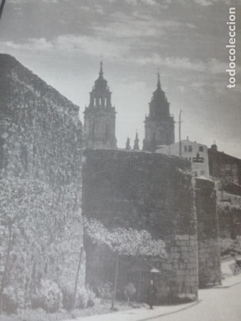 Collectionnisme: LUGO MURALLAS ANTIGUO HUECOGRABADO A&Ntilde;OS 40