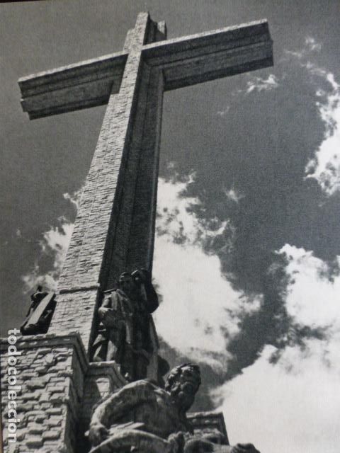 Coleccionismo: VALLE DE LOS CAIDOS MADRID ANTIGUO HUECOGRABADO A&Ntilde;OS 50
