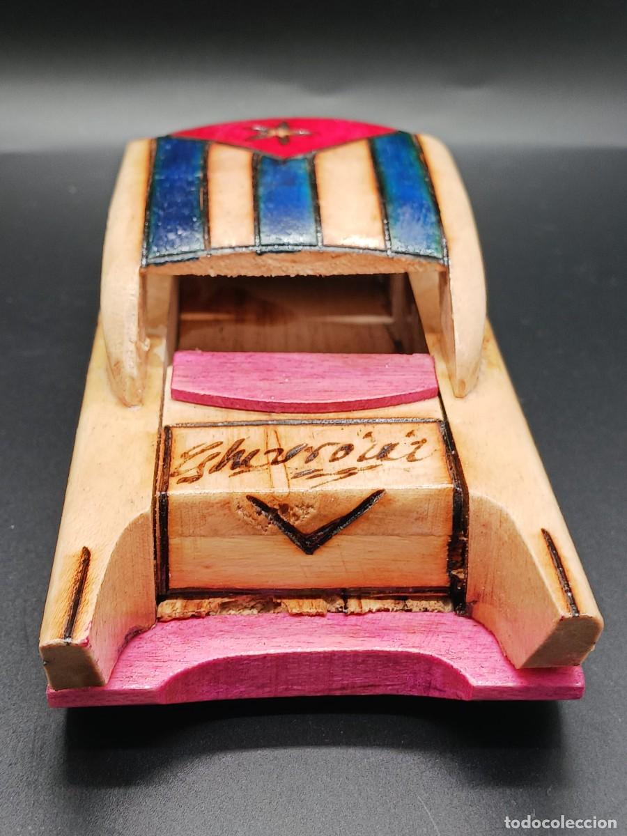 Coleccionismo: Coche antiguo de madera hecho a mano en Cuba. - Foto 3