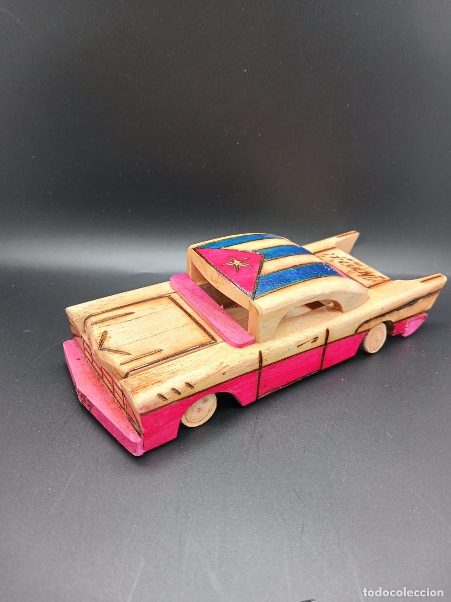 Coleccionismo: Coche antiguo de madera hecho a mano en Cuba. - Foto 8