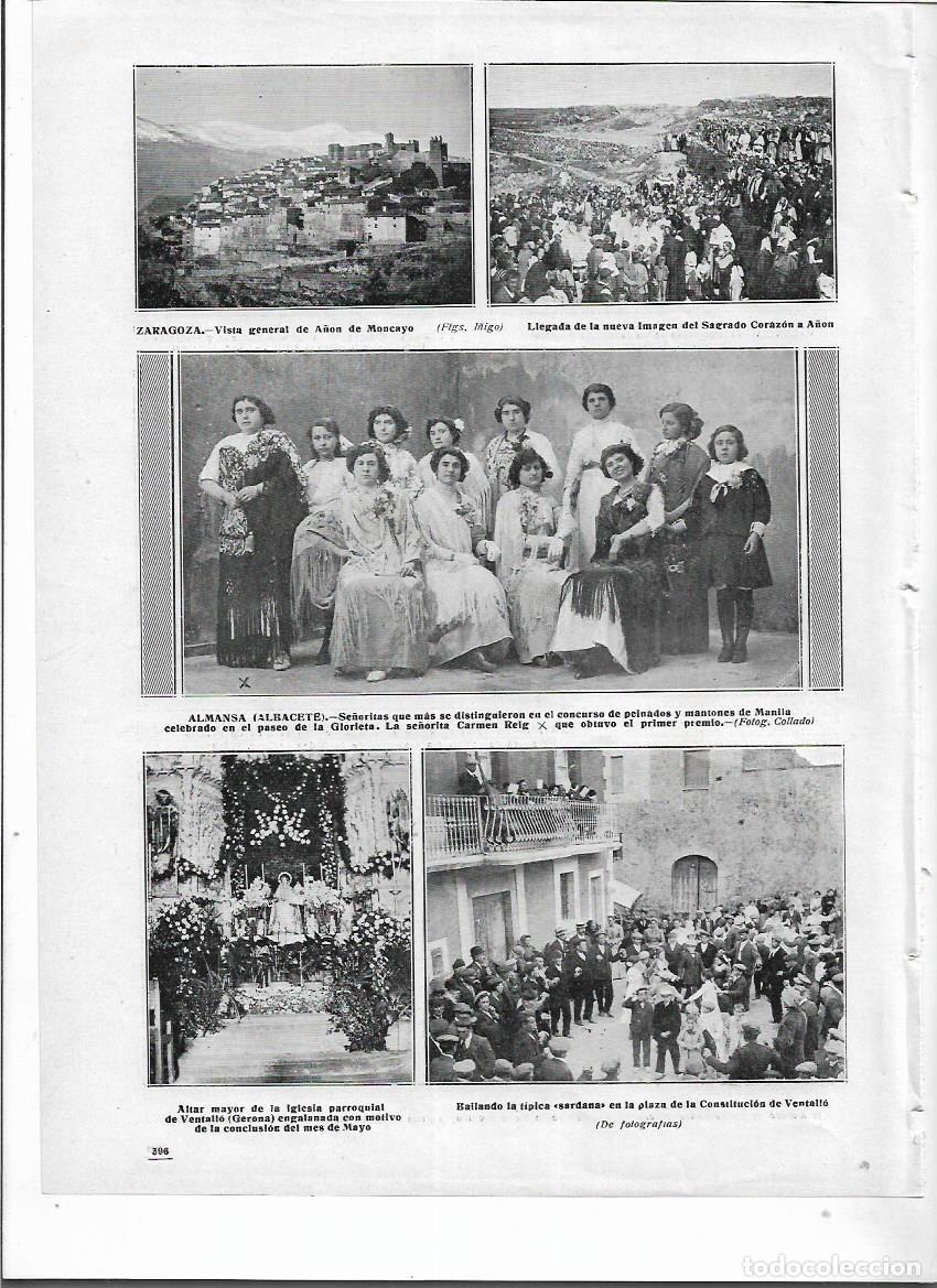 Coleccionismo: A&Ntilde;O 1913 RECORTE PRENSA ZARAGOZA A&Ntilde;ON DE MONCAYO PROCESION LLEGADA NUEVA IMAGEN DEL SAGRADO CORAZON