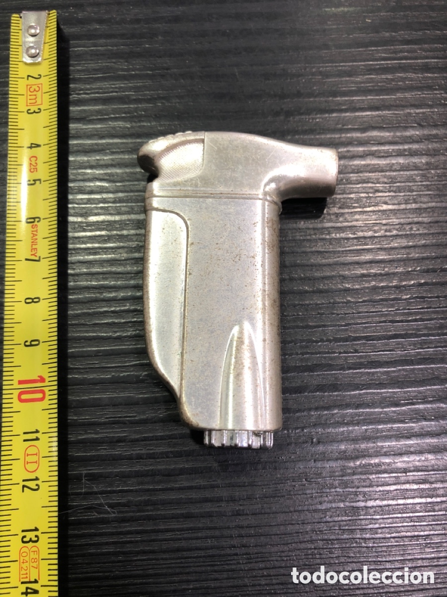 Coleccionismo: Antiguo mechero soplete en forma de martillo (L73) - Foto 2