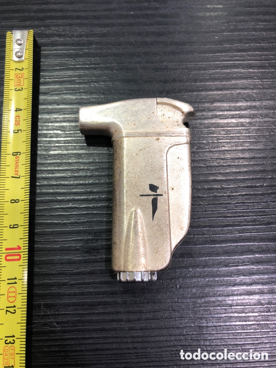 Coleccionismo: Antiguo mechero soplete en forma de martillo (L73) - Foto 1