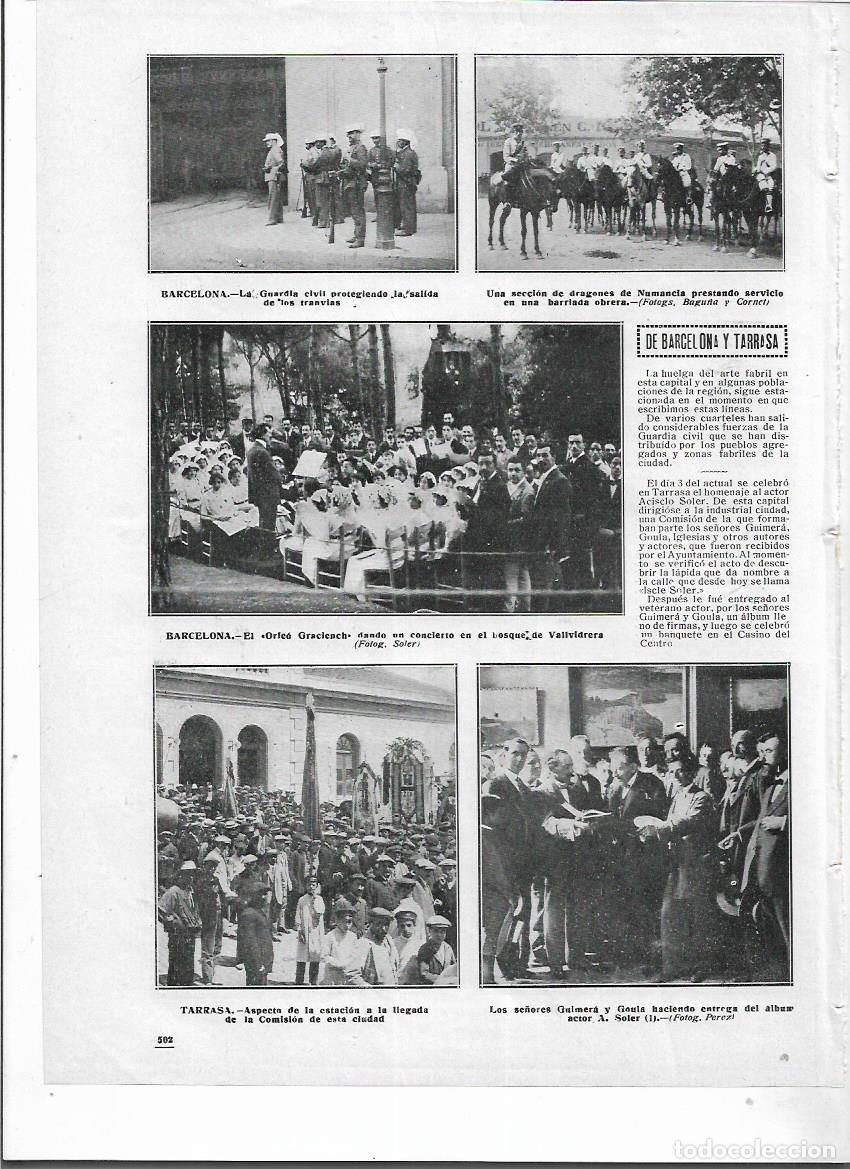 Sammelleidenschaft Papier: A&Ntilde;O 1913 RECORTE PRENSA MORA DE EBRO EBRE APLEC JAIMISTA BENDICION BANDERAS PATIO DEL PATRONATO