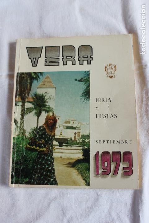 Collectionnisme: PROGRAMA FIESTAS SEPTIEMBRE 1973 VERA ALMERIA CON MAPA