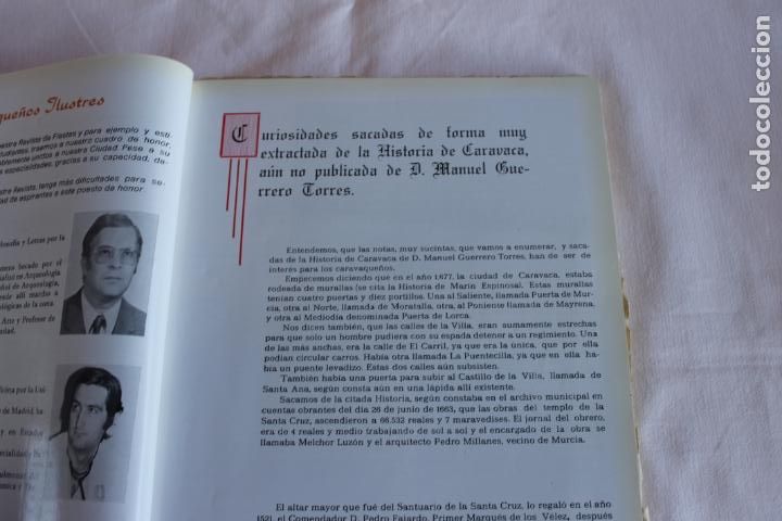 Coleccionismo: PROGRAMA FIESTAS CARAVACA DE LA CRUZ MAYO 1977 - Foto 6