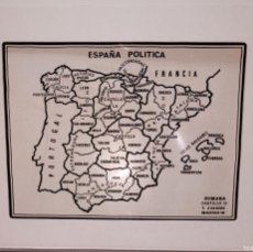 Coleccionismo: 5 MAPAS TRANSPARENTES DE ESPAÑA AÑOS 1950-1960. Lote 400910669