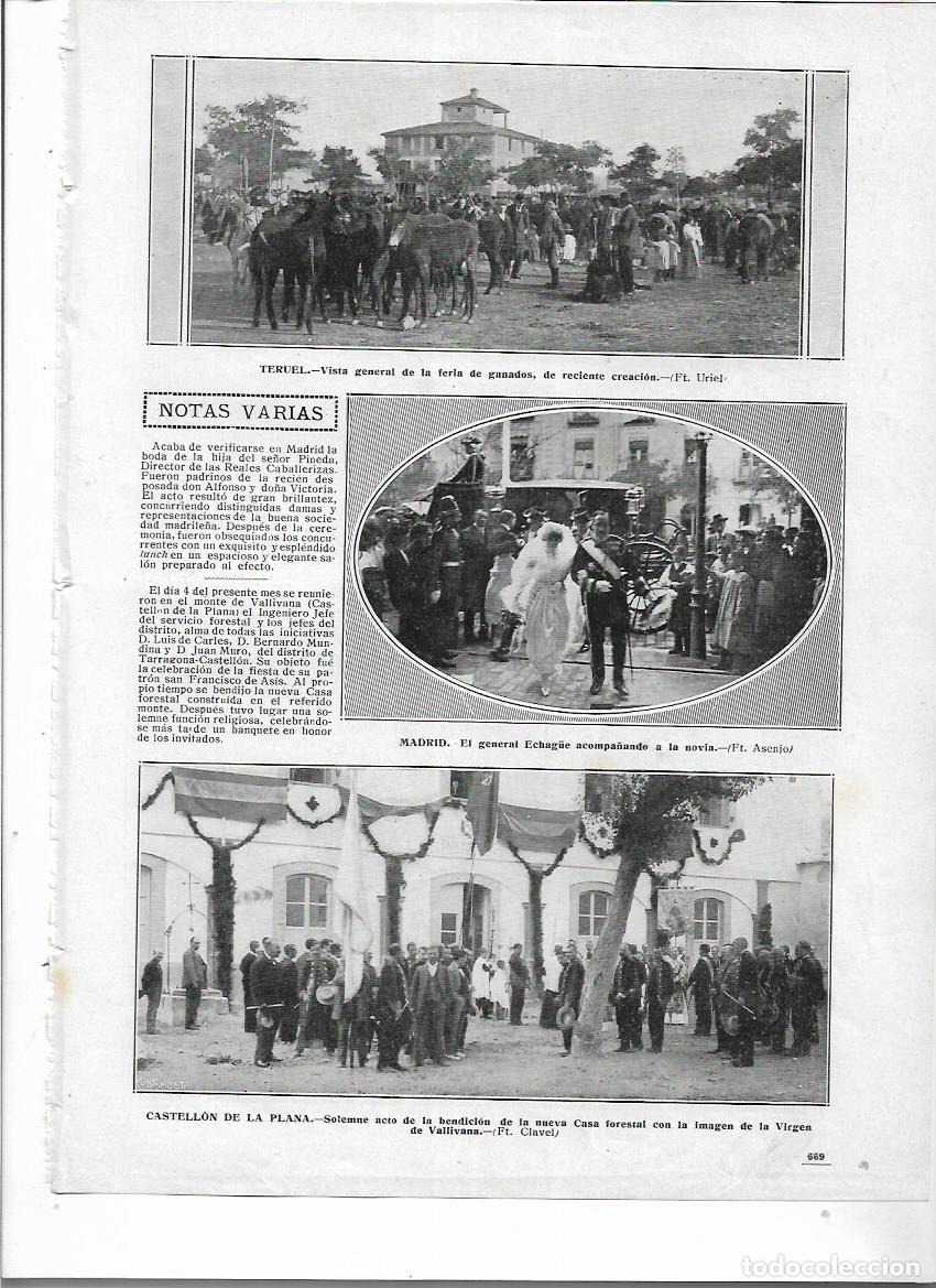 Colecionismo: A&Ntilde;O 1913 RECORTE PRENSA TERUEL FERIA DE GANADOS