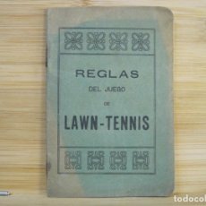 Coleccionismo: REGLAS DEL JUEGO DE LAWN TENNIS-IMP MARIANO GALVE-VER FOTOS-(101.863). Lote 400993429