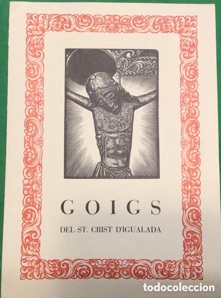 Coleccionismo: GOIGS DEL ST. CRIST D&rsquo;IGUALADA - Foto 2