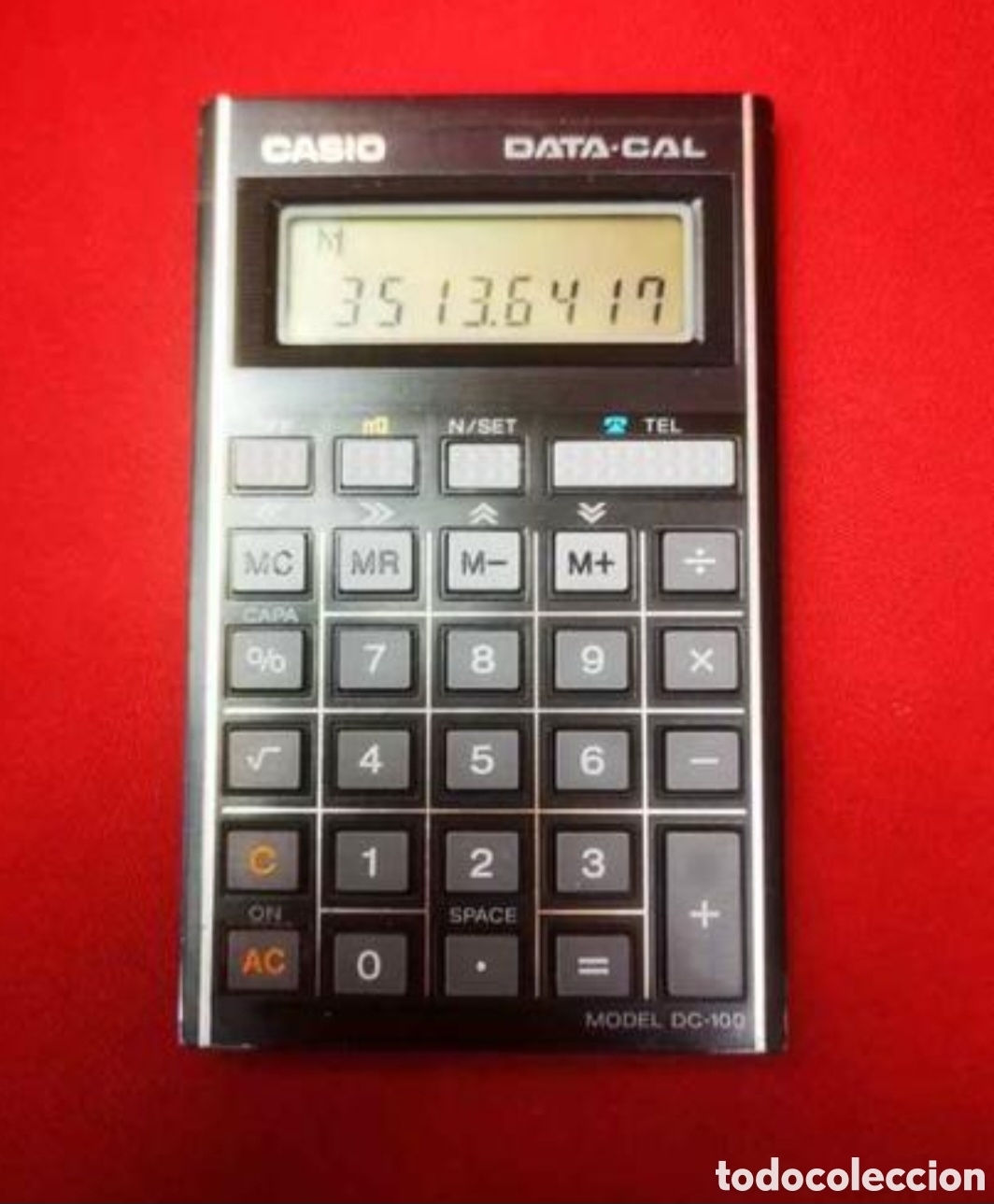 Coleccionismo: Calculadora vintage casio Data cal dc 100 funciona - Foto 7