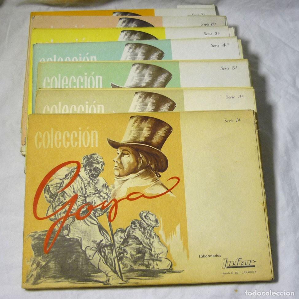 Collezionismo: 7 carpetas de l&aacute;minas de Goya, Laboratorios INFAR, Series 1-2-3-4-5-6 y 7