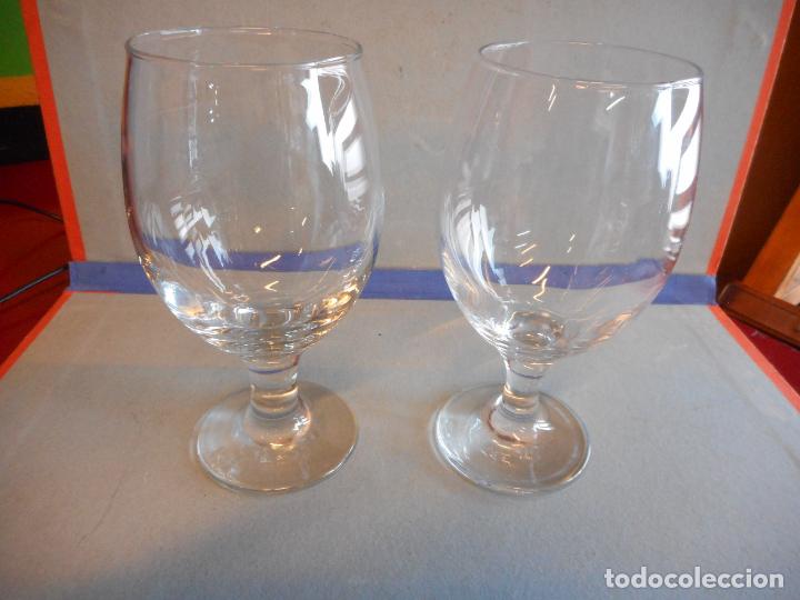 Coleccionismo: DOS COPAS DE CRISTAL MEDIDAS 15CM.POR 6CM DIAMETROS.