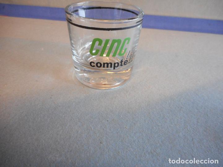 Coleccionismo: VASO PARA CHUPITO CINC COMPTE!!.MEDIDAS-4CM.