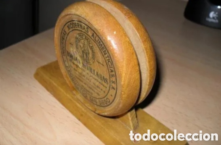 Coleccionismo: Servilletero de madera - Foto 1