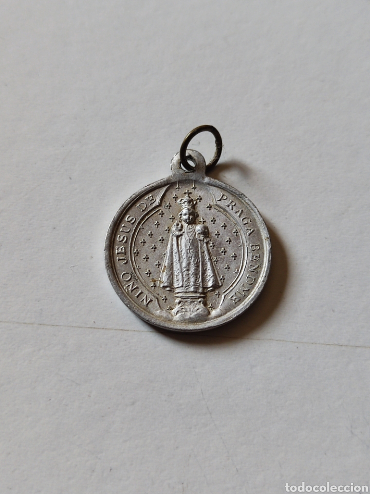 Coleccionismo: Medalla religiosa ni&ntilde;o Jes&uacute;s de Praga
