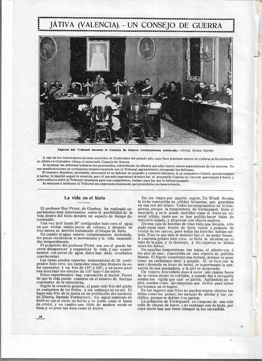 Collecting paper: A&Ntilde;O 1912 RECORTE PRENSA XATIVA JATIVA CONSEJO DE GUERRA SUCESOS TUMULTOS DE SEPTIEMBRE