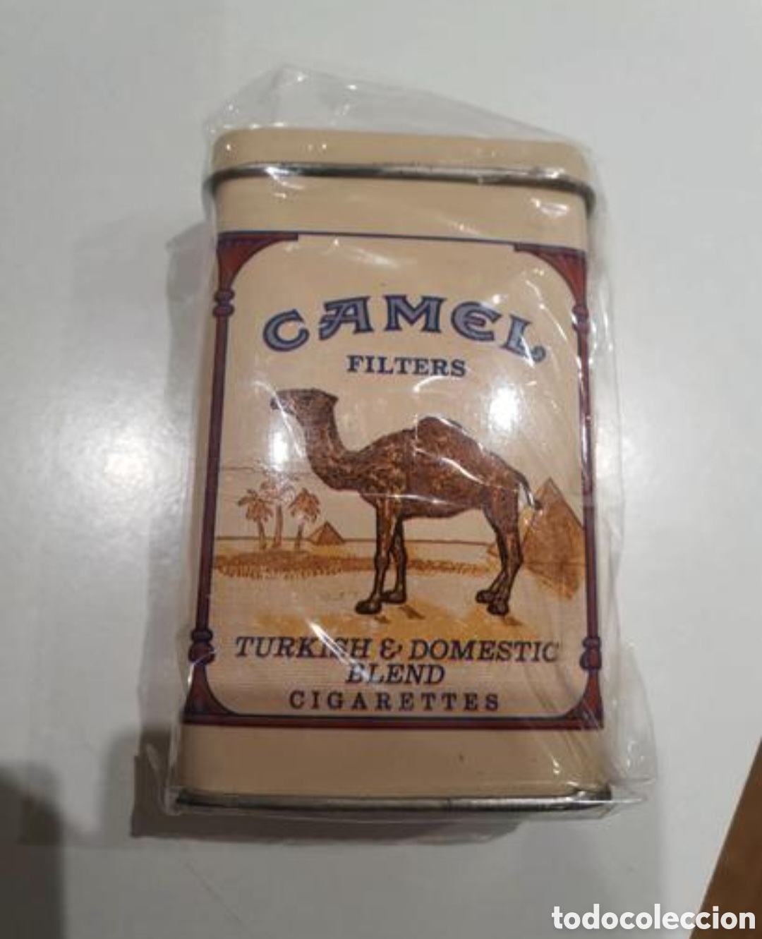 Coleccionismo: Pitillera camel a&ntilde;os 80 de metal nueva