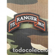 Collectionnisme: Parche 75&Acirc;&deg; REGIMIENTO RANGERS- US ARMY VELCRO 10 X4