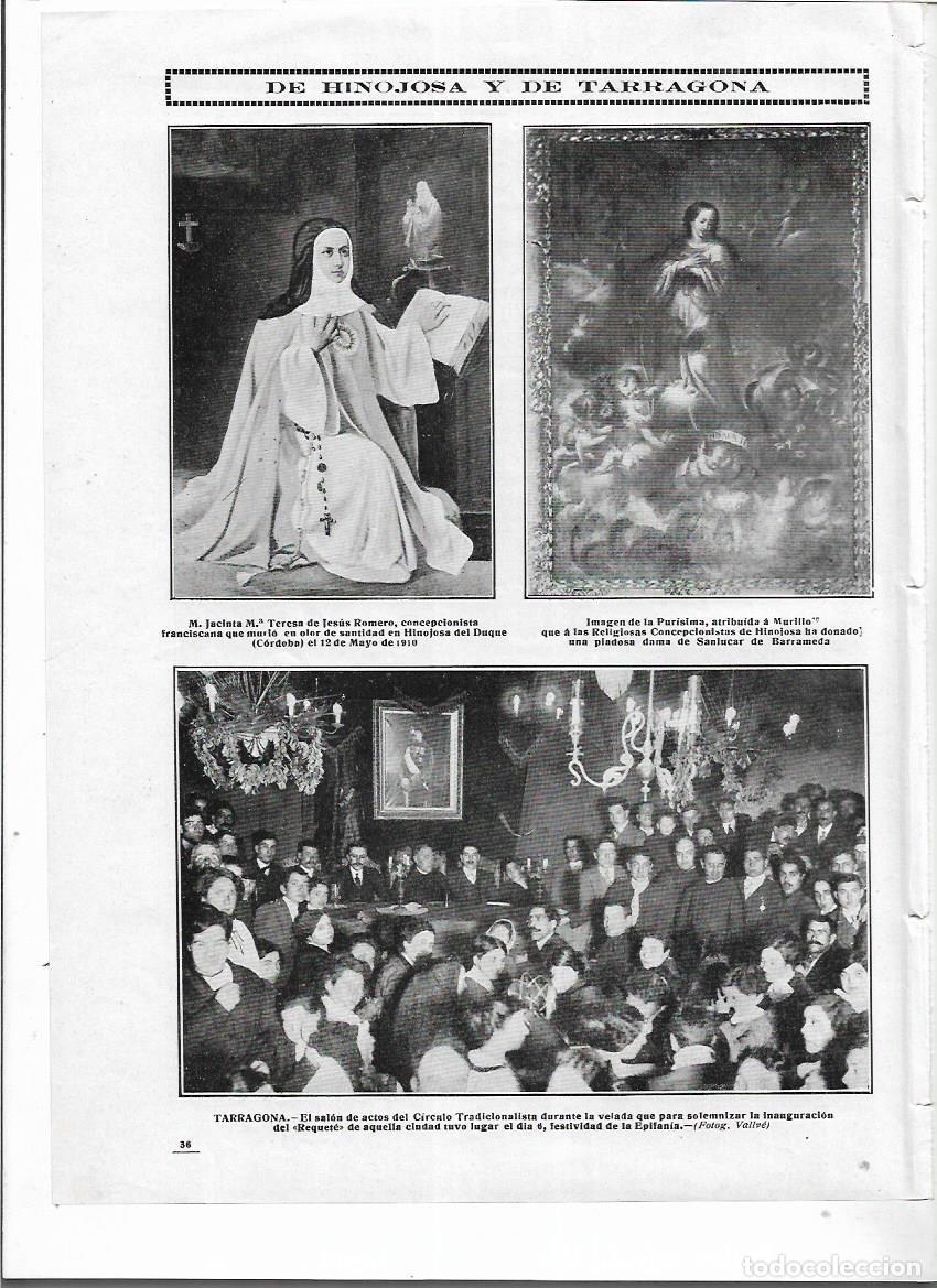 Coleccionismo: A&Ntilde;O 1912 RECORTE PRENSA HINOJOSA DEL RIO CORDOBA MUERTE SOR JACINTA M&ordf; TERESA DE JESUS ROMERO